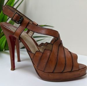 Christian Louboutin Platform Sandal Size 38.5